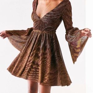 Urban outfitters bell sleeve dress